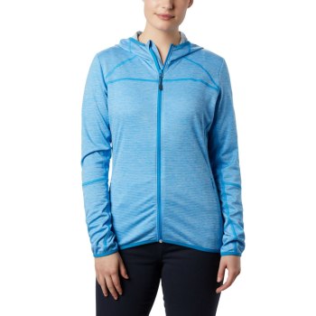 Columbia Baker Valley Hooded Fleece, Chamarras Azules Para Mujer | 938527-LFK